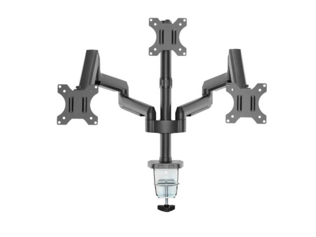 Buy Twisted Minds Triple Monitor Gas Arm – Premium Black | in Qatar Buy Twisted Minds Triple Monitor Gas Arm – Premium Black | in Qatar